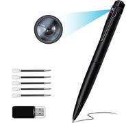 Telecamera spia, Penna fotografica nascosta 1080p, 64GB mini videocamera con rilevamento di movimento, mini camera spia di sicurezza con registrazione audio per riunioni e studi