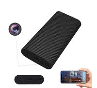 Telecamera spia Power Bank HD 1080P Videoregistratore con rilevamento del movimento Registrazione in loop Visualizzazione remota WiFi Nanny Cam Batteria 5000 mAh Telecamera di sicurezza interna per