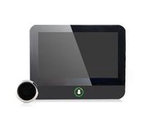 Telecamera Spioncino Intelligente, Spioncino Digitale TUYA 1080P Monitoraggio APP Ampio Angolo di Visione Comodo, per Home Office