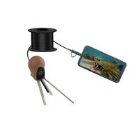 Telecamera subacquea biomimetica 3D avanzata for la pesca, dispositivo di ancoraggio visivo for pesci e rilevatore portatile mobile con lente HD impermeabile(15m Fish camera)
