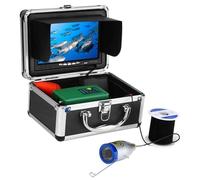 Telecamera Subacquea Da Pesca Da 9 Pollici, Telecamera Da Pesca 1000TVL, Fishfinder Impermeabile IP68, 30 Luci LED IR E Bianche, For Pesca In Kayak Su Lago Ghiacciato, Mare(15M Cable)