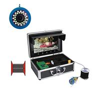 Telecamera Subacquea, Doppia lampada 30. Le. DS 9 "Pollice 1 5m 30m 50m 1000tvl Telecamera da pesca 15pcs bianco Le. DS + 15PCS Lampada a infrarossi for ghiaccio / mare / pesca fluviale ,Fishfinder(F0