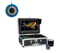 Telecamera Subacquea, Doppia lampada da 9 pollici DVR. Registratore1. 5m 30m50m1000tvl1. 5pcs bianco. Le. DS + 15PCS Lampada a infrarossi for ghiaccio / mare / fiume Pesca subacquea ,Fishfinder(F003AD