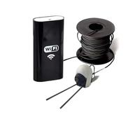 Telecamera subacquea for la pesca 8 LED Visione notturna Connessione wireless IP68 Impermeabile a forma di pesce Accessori for telecamera for sul ghiaccio(10M Fish cable)