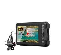 Telecamera subacquea for la pesca HD1080P-DVR 32 GB-4,5'' for sul ghiaccio, regali for uomini, 5000 mAh, IR e LED for buio, rilevatore di USB-C(25m with DVR)