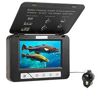 Telecamera subacquea per la pesca, 1. 5M 1000TVL. Finder di ghiaccio subacqueo Finder 4pcs a infrarossi 2pcs LED bianco Visione notturna Camera da visione da 5 pollici LCD. Monitorare con il bagaglio