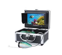 Telecamera subacquea per la pesca, 7 '' HD 1080P DVR. Fotocamera da pesca subacquea HD 1280 * 720 Screen15PCS bianco. LE. Lampada a infrarossi DS + 15PCS per la pesca in kayak su lago ghiacciato(G7AD-