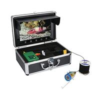 Telecamera subacquea per la pesca, 9 "Fish Finder 1 5M 30M 50M 1000TVL Telecamera da pesca subacquea 15pcs bianco LE. DS + 15pcs Lampada a infrarossi for ghiaccio/mare(15M Cable)