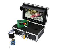 Telecamera subacquea per la pesca, 9 "Fish Finder 1 5M 30M 50M 1000TVL Telecamera da pesca subacquea 15pcs bianco LE. DS + 15pcs Lampada a infrarossi for ghiaccio/mare(50M Cable)