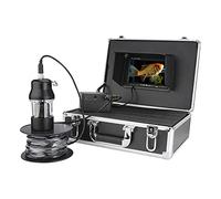 Telecamera subacquea per la pesca, Finder porcamera da pesca subacquea da 7 pollici 38 LE. Telecamera rotante DS a 360 gradi 20m 50m 100m per la pesca in kayak su lago ghiacciato(38 LEDs 100M cable)