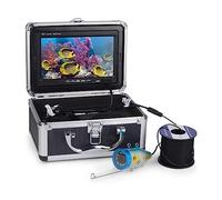 Telecamera subacquea per la pesca, Fish Finder Fotocamera da pesca subacquea 7 pollici 1000TVL Videocamera subacquea impermeabile 24PCS Lampada a infrarossi Pesca sul ghiaccio 30 Mete