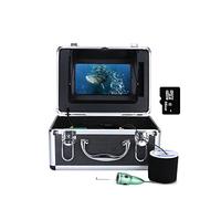 Telecamera subacquea per la pesca, Fish Finder Sott'acqua Pesca subacquea 1080P Kit for fotocamere da 7 pollici WIFI Wireless 1. 6 GB. Registrazione video DVR + 15m 6W IR Telecamera(F011M-15M-IR)