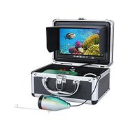 Telecamera subacquea per la pesca, HD 7. Telecamera da pesca subacquea for pesci di pollici 108 0P 15M / 30M Fotocamera for la pesca del ghiaccio 15pcs bianco LE. DS + 15 PZ. IR LED. per la pesca in k