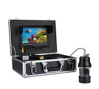 Telecamera subacquea per la pesca, Schermo a colori da 9 pollici DVR. Registratore 20m 50m 100m 100m Videocamera da pesca subacquea Finder 22 LE. Telecamera rotante DS a 360 gradi per la pesca in kaya