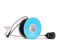 Telecamera subacquea per la pesca, Single subacquee Accessori for telecamere da pesca for 3,5/4.3 pollici Finder Fish Finder 8 IR Lampada a infrarossi DC 5V 1. Cavo da 5 m / 25m per la pesca in kaya