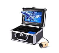 Telecamera subacquea per la pesca, Video Fish Finder 7 pollici LCD. Monitor Kit fotocamera for inverno subacqueo Ghiaccio Pesca Retroilluminazione manuale Ragazzo/Dono maschile per la pesca in kayak