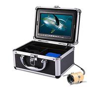 Telecamera subacquea per la pesca, Video Fish Finder 7 pollici LCD. Monitor Kit fotocamera for inverno subacqueo Ghiaccio Pesca Retroilluminazione manuale Ragazzo/Dono maschile(FC201-DVR)