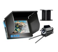 Telecamera subacquea per la ricerca di pesci, visione notturna a infrarossi grandangolare a 220° con display da 4,3'' per la pesca sul ghiaccio, al lago e dalla barca.