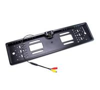 Telecamera Targa Auto Vista Posteriore Cornice Per Patente Europea Wireless Visione Notturna Impermeabile Backup Retromarcia 8 LED Telecamera Retromarcia Auto(Wireless 8 LED CAM)