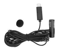 Telecamera tascabile mtlavishishing universal lavalier microfono in alluminio materiale in lega di alluminio a doppio condensatore anti -interferenza adatto per telecamere