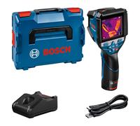 Bosch Professional Termocamera con sistema 12 V GTC 600 C (1 batteria da 12 V, con funzione app, intervallo di temperatura: da -20 °C a +600 °C, risoluzione: 256x192 px, in L-Boxx)