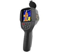 Telecamera termica portatile HT-18+ 256X192 IR ad altissima risoluzione HTI con 25 HZ, telecamera visibile da 300.000 pixel, display a colori da 3,2" di facile lettura, batteria inclusa