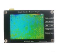 Telecamera termica portatile semplice con schermo da 2,8", 320 x 240 per risoluzione IR, gamma da -40 °C a 300 °C, ricarica USB-C, memorizza 100 immagini, 8 Hz