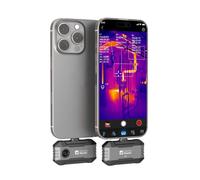 Telecamera termica Thermal Master P1 per iPhone 15/16 e Android Fotocamera | X³ Risoluzione a infrarossi 320x240, utilizzato nell'ispezione industriale, con report dei dati professionali, Grigio