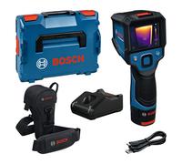 Bosch professional Termocamera GTC 12V-450-13 (risoluzione 256x192 px, da -20°C a +450 °C, doppia fonte di alimentazione, GBA 12V 2,0 Ah, GAL 12V-40, custodia, cavo USB-C®, L-Boxx)