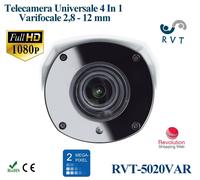 Telecamera Varifocale 2,8 - 12mm 2MPX 1080P 4 In 1 Bullet 4 IN 1 PROFESSIONALE