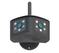 Telecamera Wi-Fi a doppio obiettivo 4K 8MP for esterni 180° Angolo di visione ultra ampio Rilevazione umana Sorveglianza di sicurezza domestica Telecamera IP CCTV panoramica(4K NO SD Card)