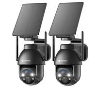 Telecamera Wi Fi Esterno Senza Fili con Pannello Solare Videocamera Sorveglianza