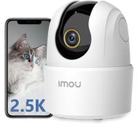 Telecamera Wi-Fi Interno 2.5k Videocamera Di Sorveglianza Rotazione 360 alexa