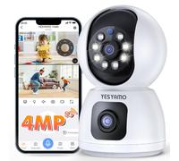 Telecamera Wi-Fi Interno 4MP, 2K Videocamera Sorveglianza Con Doppia Lente, PTZ