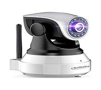 Bagotte Telecamera Wi-Fi Interno SP017 Full HD 1080P Videocamera Sorveglianza Sensore di Movimento Visione Notturna Audio Bidirezionale Wireless Telecamere IP WiFi Compatibile con iOS Android PC