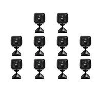 Telecamera WiFi compatta supporta la visione notturna con avvisi di movimento, batteria da 1400 mAh per monitoraggio domestico e sicurezza