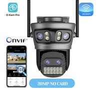 Telecamera Wifi Esterna 20MP 10K HD Telecamera IP Di Sicurezza a Tre Obiettivi 5