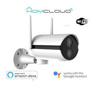 Telecamera WiFi Esterno Bullet a Batteria Senza Fili Homcloud Sensore PIR
