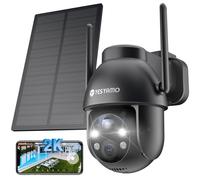 Telecamera Wifi Esterno Senza Fili Con Pannello Solare, Videocamera Sorveglianza