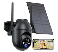 Telecamera WiFi Esterno senza Fili Solare: 2K Telecamera Batteria Visione Notturna Colori - Videocamera Sorveglianza Esterno Rilevamento Umano Pir Videosorveglianza IP66