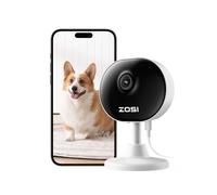 Telecamera Wifi Interna, Collegamento Bluetooth/Wifi 2.4Ghz, Rilevamento 1080P