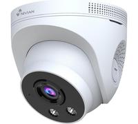 NIVIAN Telecamera di Sicurezza WiFi-6 2K per Interni - Montaggio a Soffitto, Visione Notturna Doppia, Rilevamento Intelligente con IA, Audio Bidirezionale. Compatibile con Kit CCTV