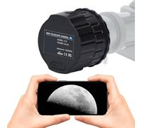 Telecamera WiFi, Oculare Elettronico Wireless, Registrazione Video 2K e Foto da 24 MP per Telescopi da 24 Mm-50 Mm, per Astrofotografia, Birdwatching (64GB)
