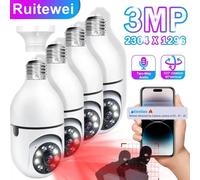 TELECAMERA WIRELESS CAM SPIA LAMPADINA 360° WiFi VIDEOSORVEGLIANZA YOSEE APP