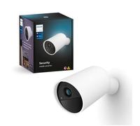Telecamera wireless Philips Hue Secure - HD 1080P - Per interni ed esterni - Controllo con un'unica app - Bianco