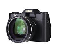 Telecamere d'azione 4K ad alta definizione 16x fotocamera digitale micro singolo retrò con wifi time-lapse tiro professionale fotocamera digitale VLOG Molteplici modalità di scatto, ripresa facile(Col