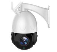 Telecamere di Sicurezza, Telecamera IP Esterna con Scheda SIM 4G Zoom 30X Telecamera Speed Dome PTZ Telecamera di sorveglianza 5MP HD AI con tracciamento Automatico IR 80m(WiFi ADD 128G Card)