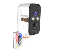 Telecamere di sicurezza wireless per esterni, 2,4 G/5 G, WiFi, magnetiche, alimentate a batteria, per la sicurezza domestica, con rilevamento del movimento, visione notturna a colori, sirena PIR,