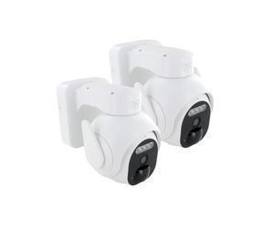 Telecamere per esterni - DIO CONNECTED HOME - Set di 2 - Rotanti - Batteria - 3MP - Nouvo