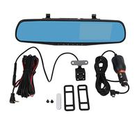 Telecamere per Specchietti Retrovisori 4.3in 1080P Mirror Dash Cam Telecamera per Specchietti Retrovisori Dual Driving Recorder Monitor di Parcheggio Registrazione in Loop Telecamera di Backup per Aut